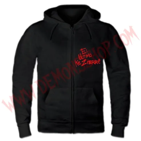 Sudadera Cremallera El Ultimo Ke Zierre