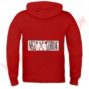 Sudadera Cremallera Negu Gorriak (Roja) 2