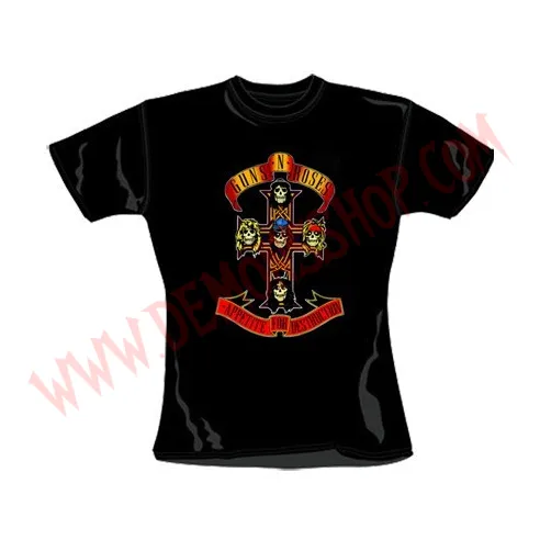 Camiseta Chica MC Guns & Roses