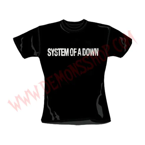 Camiseta Chica MC System of a Down