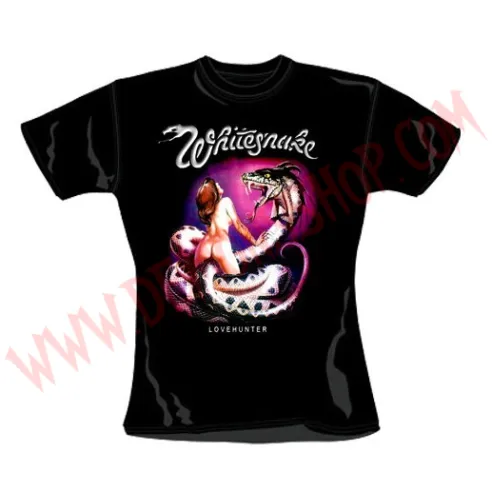 Camiseta Chica MC Whitesnake