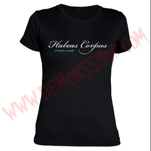 Camiseta Chica MC Habeas Corpus