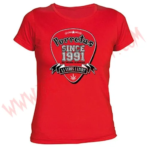 Camiseta Chica MC Porretas