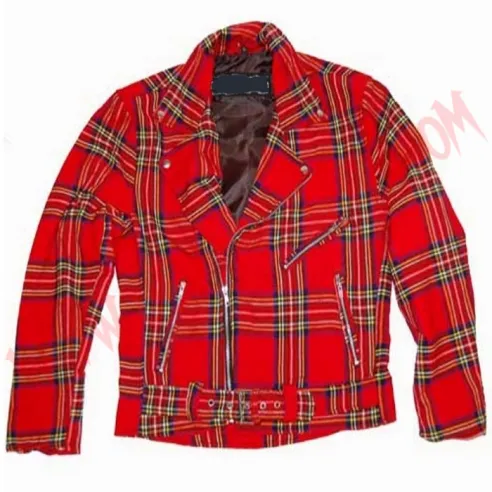 Chaqueta Ramones Tartan Roja