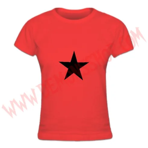 Camiseta Chica MC Estrella Negra
