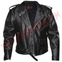 Chaqueta Clasica de Cuero Deluxe