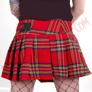 Minifalda Tartan Red 2 Strap 2