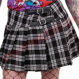 Minifalda Tartan White 2 Strap