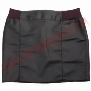 Falda Fake Leather Black