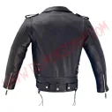 Chaqueta de Cuero Cruzada
