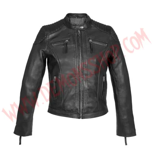 Chaqueta Mujer de Cuero Refuerzos