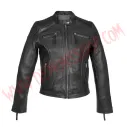 Chaqueta Mujer de Cuero Refuerzos