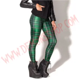 Leggings Tartan Green 2