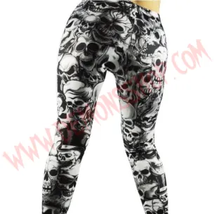 Leggings Skull Negro 2