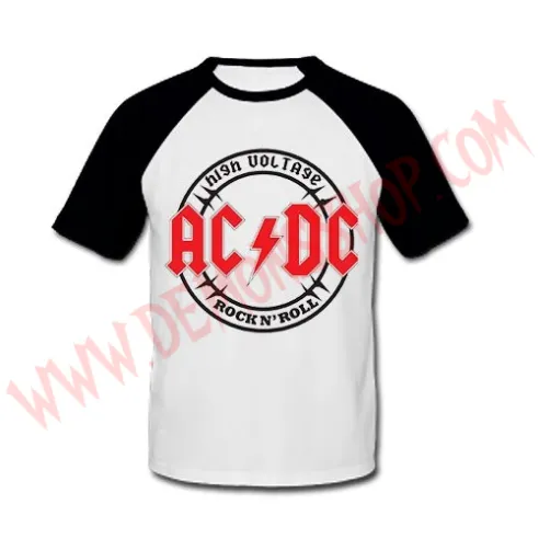 Camiseta Raglan MC Ac Dc