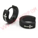 Pendientes Cross Gothic