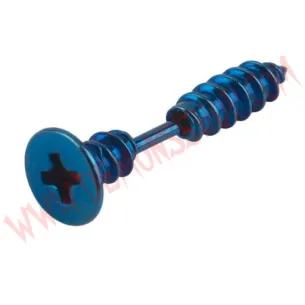 Pendiente Tornillo Azul