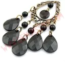 Pendientes Piedras Negras