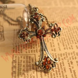 Colgante Retro Cross