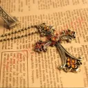 Colgante Retro Cross
