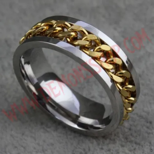 Anillo Cadena Dorada