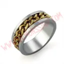 Anillo Cadena Dorada