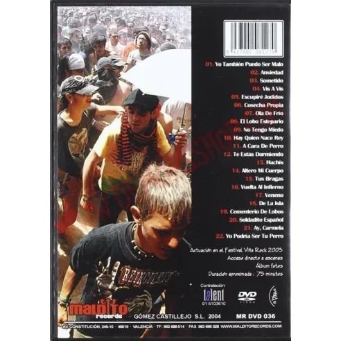 DVD El Ultimo ke Zierre - Vuelta al infierno