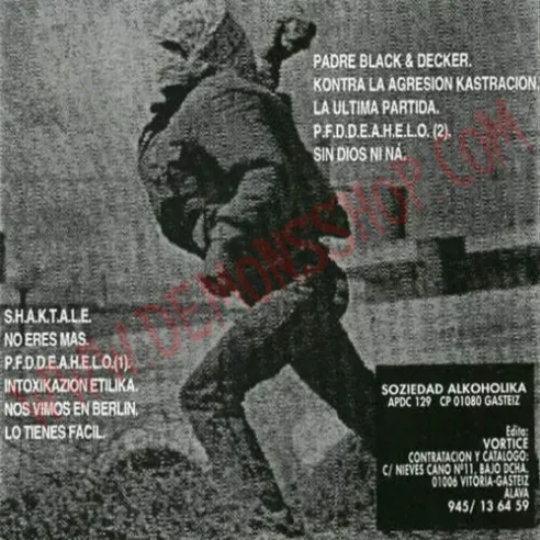 CD Soziedad Alkoholika - Intoxikazion etilika