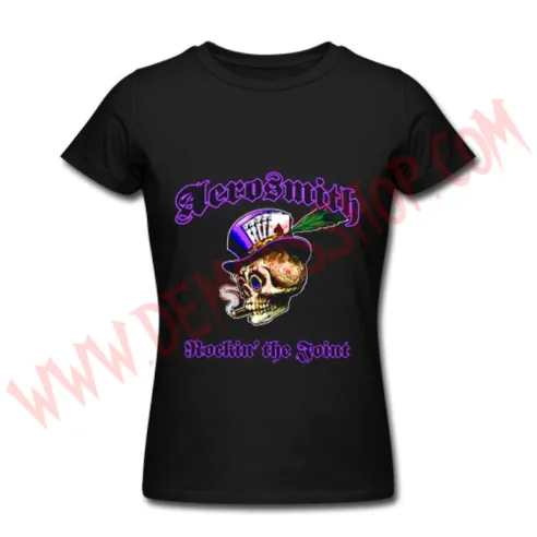 Camiseta Chica MC Aerosmith