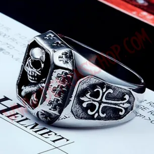 Anillo Sello Skull 2