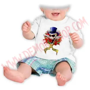 Camiseta Bebe Blanca MC Guns N Roses