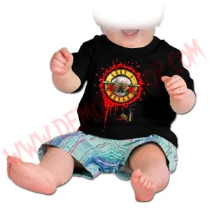 Camiseta Bebe Negra MC Guns N Roses