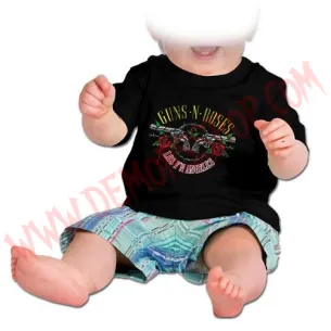 Camiseta Bebe Negra MC Guns N Roses