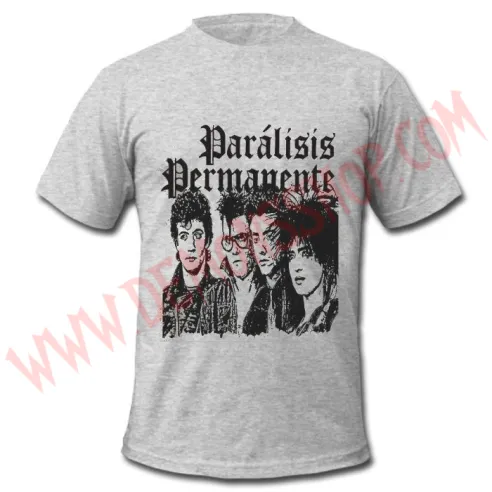 Camiseta MC Paralisis Permanente (Gris)