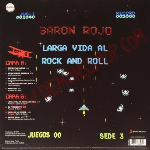 Vinilo LP Baron Rojo - Larga vida al R & R