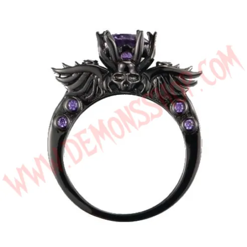 Anillo Zirconia Skull