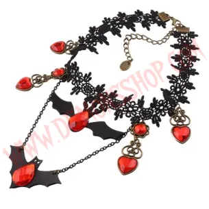 Colgante Vampire Rhine Red 2