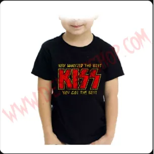 Camiseta Niño Kiss