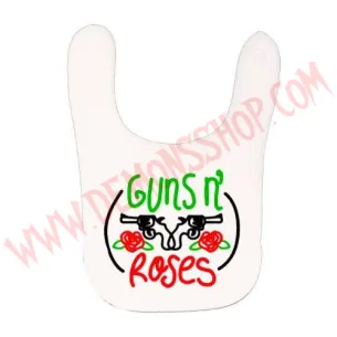 Babero Guns N Roses (Blanco)