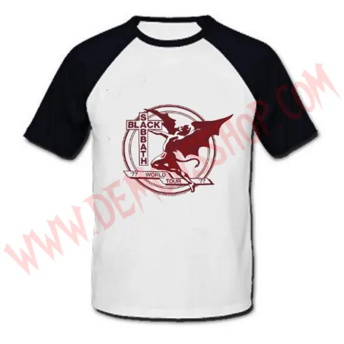 Camiseta Raglan MC Black Sabbath