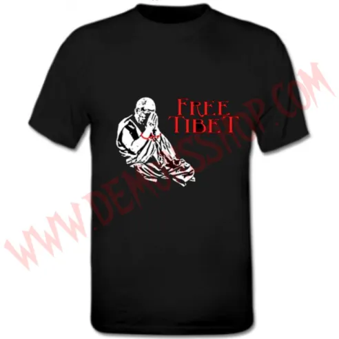 Camiseta MC Free Tibet Buda OFERTA