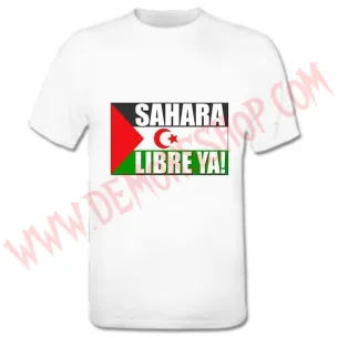 Camiseta MC Sahara Libre (Blanca)OFERTA