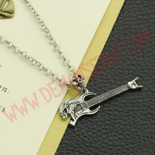 Colgante Guitarra skull 2
