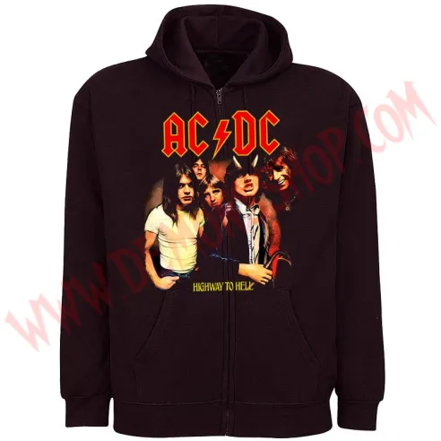 Sudadera Cremallera ACDC