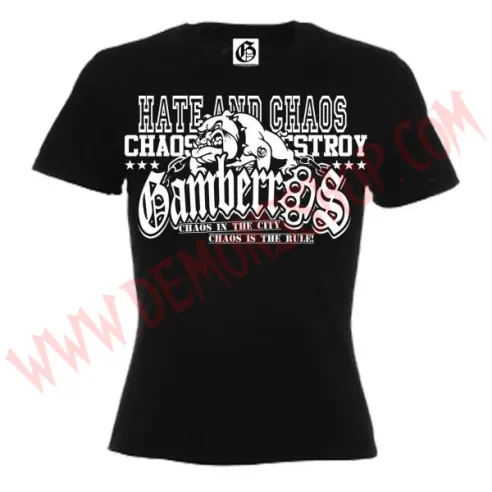 Camiseta MC Chica Gamberras Chaos