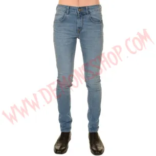 Pantalon Elastico Pitillo Azul Rocker