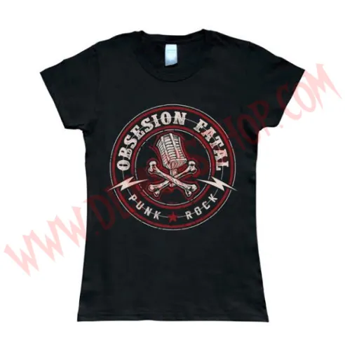 Camiseta Chica MC Obsesión Fatal