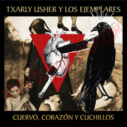 CD Txarly Usher y los Ejemplares - Cuervo, corazón y cuchillos