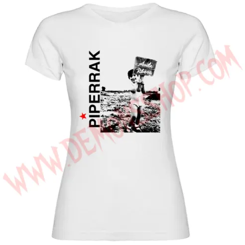 Camiseta Chica MC Piperrak (Blanca)