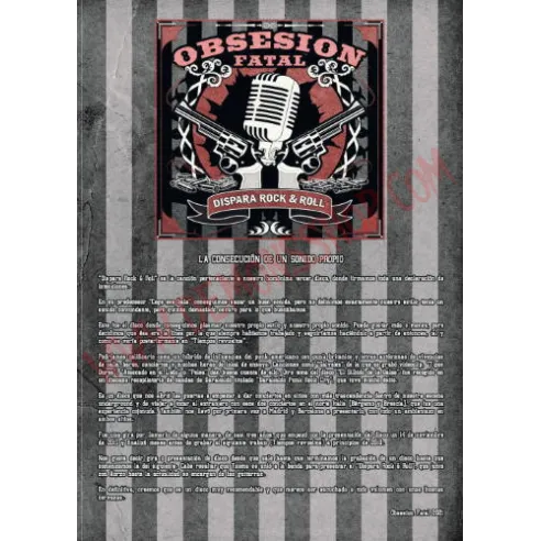 Vinilo LP Obsesion Fatal - Dispara Rock & Roll
